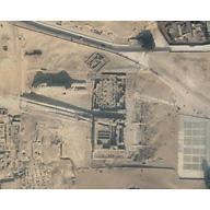 Khafre Pyramid Complex and Sphinx Complex: Site: Giza; View: Khafre Valley Temple, Sphinx Temple, Sphinx