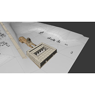 Sphinx Complex model: Site: Giza; View: Sphinx Complex (model)