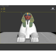 Sphinx Complex model: Site: Giza; View: Sphinx (model)