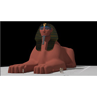 Sphinx Complex model: Site: Giza; View: Sphinx (model)