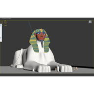 Sphinx Complex model: Site: Giza; View: Sphinx (model)