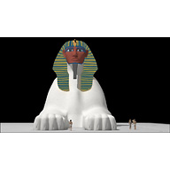 Sphinx Complex model: Site: Giza; View: Sphinx (model)
