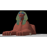 Sphinx Complex model: Site: Giza; View: Sphinx (model)