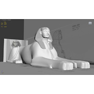 Sphinx Complex model: Site: Giza; View: Sphinx (model)