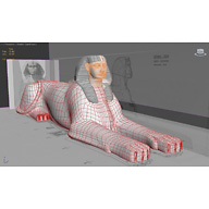 Sphinx Complex model: Site: Giza; View: Sphinx (model)