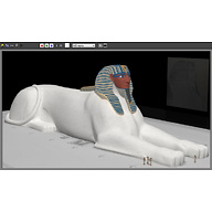 Sphinx Complex model: Site: Giza; View: Sphinx (model)