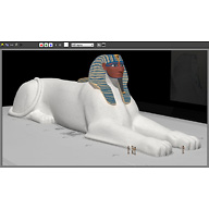 Sphinx Complex model: Site: Giza; View: Sphinx (model)