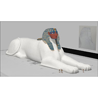 Sphinx Complex model: Site: Giza; View: Sphinx (model)