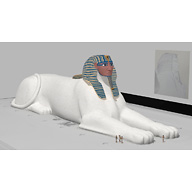 Sphinx Complex model: Site: Giza; View: Sphinx (model)
