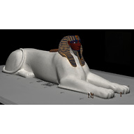 Sphinx Complex model: Site: Giza; View: Sphinx (model)