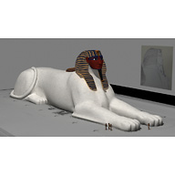 Sphinx Complex model: Site: Giza; View: Sphinx (model)