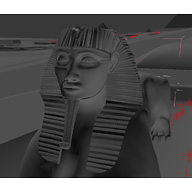 Sphinx Complex model: Site: Giza; View: Sphinx (model)