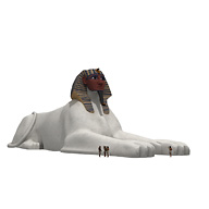Sphinx Complex model: Site: Giza; View: Sphinx (model)