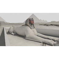 Sphinx Complex model: Site: Giza; View: Sphinx (model)