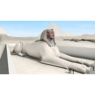 Sphinx Complex model: Site: Giza; View: Sphinx (model)