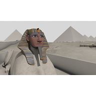 Sphinx Complex model: Site: Giza; View: Sphinx (model)
