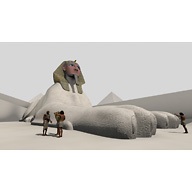 Sphinx Complex model: Site: Giza; View: Sphinx (model)