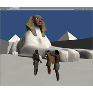 Sphinx Complex model: Site: Giza; View: Sphinx (model)