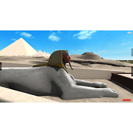 Sphinx Complex model: Site: Giza; View: Sphinx (model)