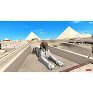 Sphinx Complex model: Site: Giza; View: Sphinx (model)
