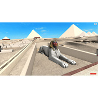 Sphinx Complex model: Site: Giza; View: Sphinx (model)