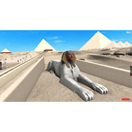Sphinx Complex model: Site: Giza; View: Sphinx (model)