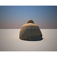 Sphinx model: Site: Giza; View: Sphinx (model)