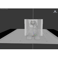 Sphinx model: Site: Giza; View: Sphinx (model)
